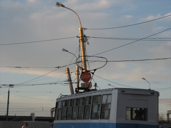 трамваи-единороги в Хабаровске